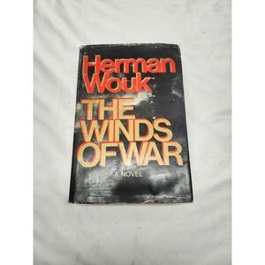 The Winds of War Herman Wouk 1971 Hardcover Dust Jacket 1st Edition 7th Printing